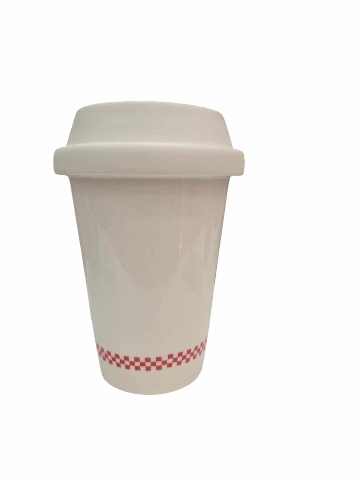 Vase fun en forme de gobelet a café " coffe lover club " style starbuck