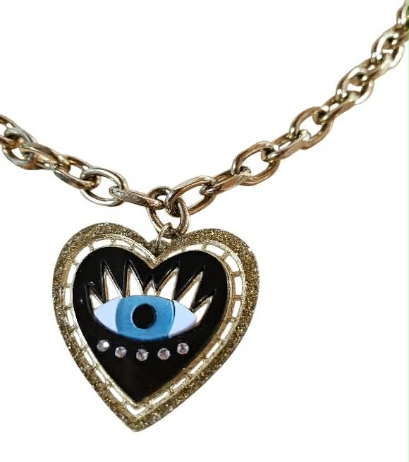 Collier enigma oeil de protection