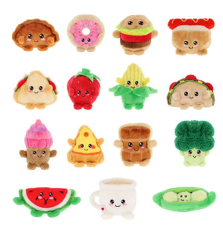 Mini Peluche Food Kawaii – Mignonnerie Gourmande à Collectionner 🍓🍩
