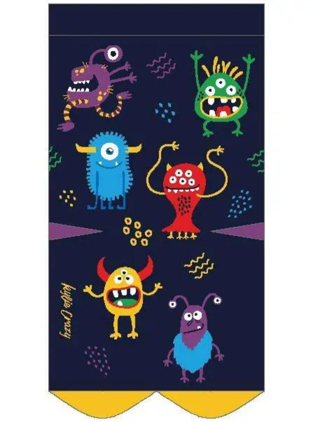 Chaussette type montres et compagnie humour mignon rigolo