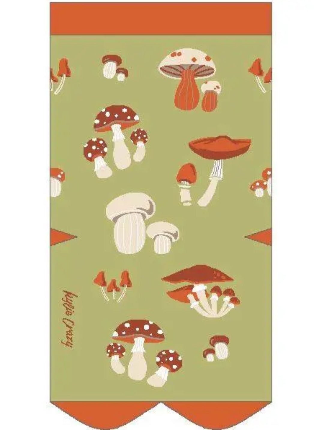Chaussette champignons retro