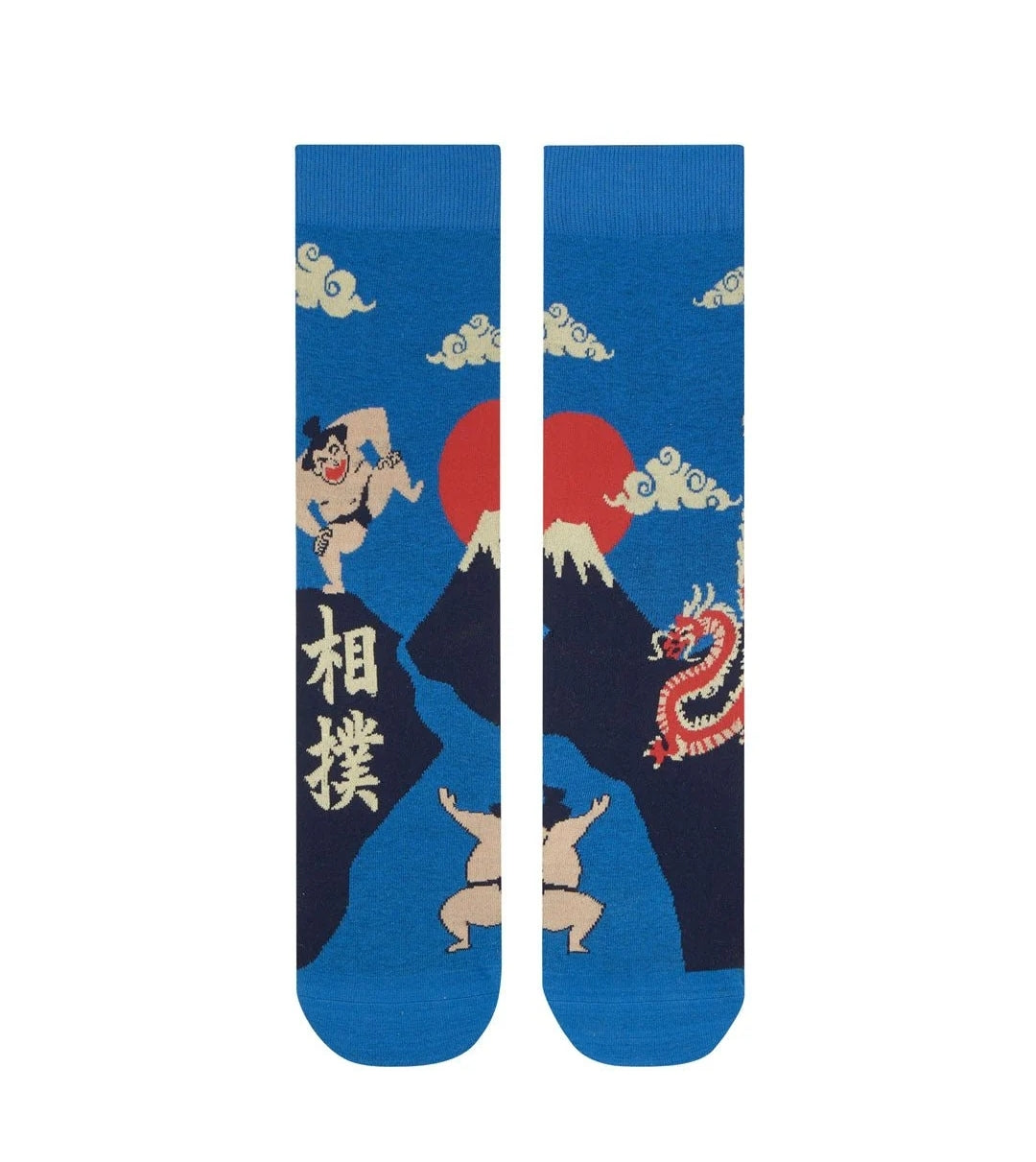 Chaussette sumo et dragon