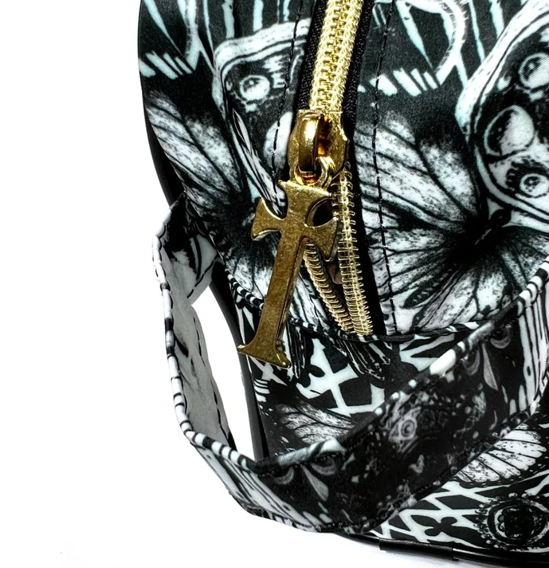 Trousse de toilette papillon noir