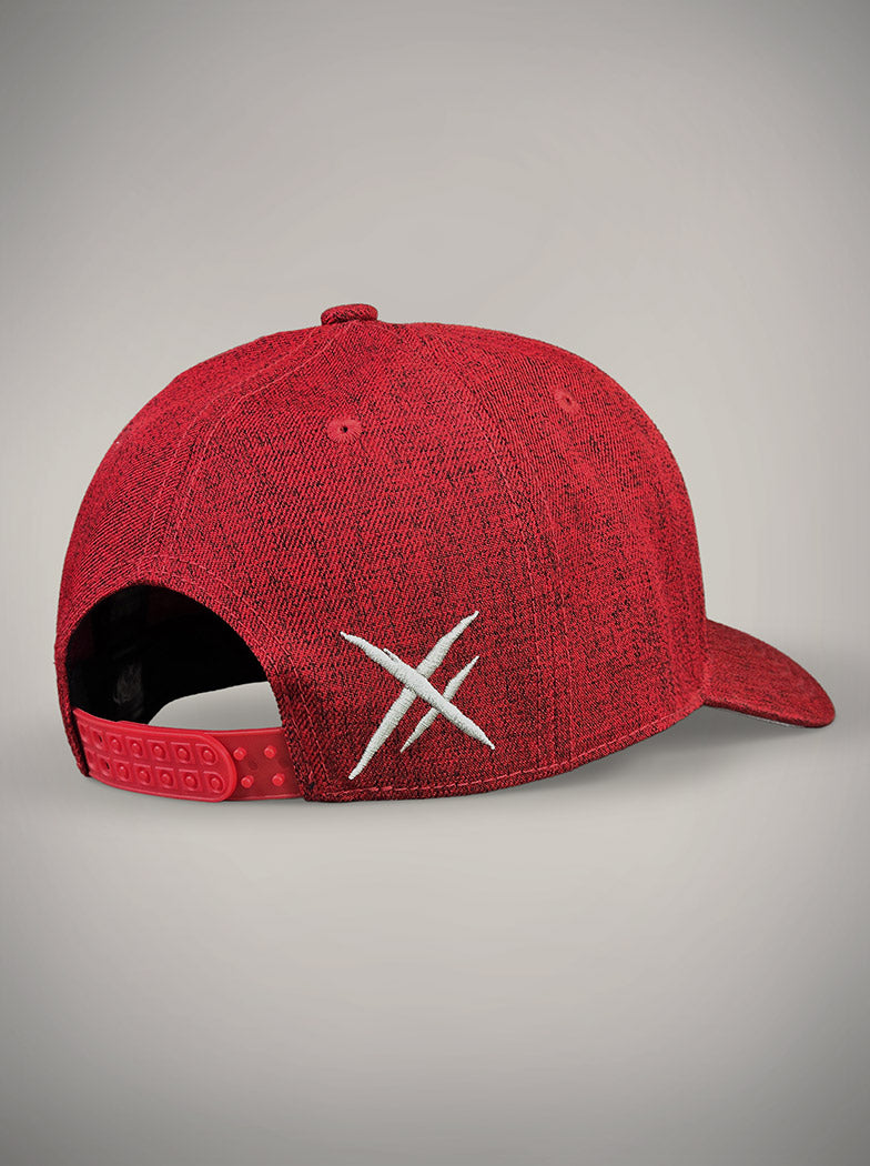 Casquette hyraw rouge skull