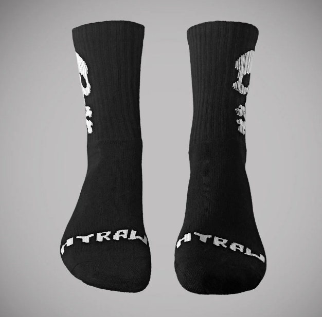 Chaussette Hyraw tête de mort fuck off