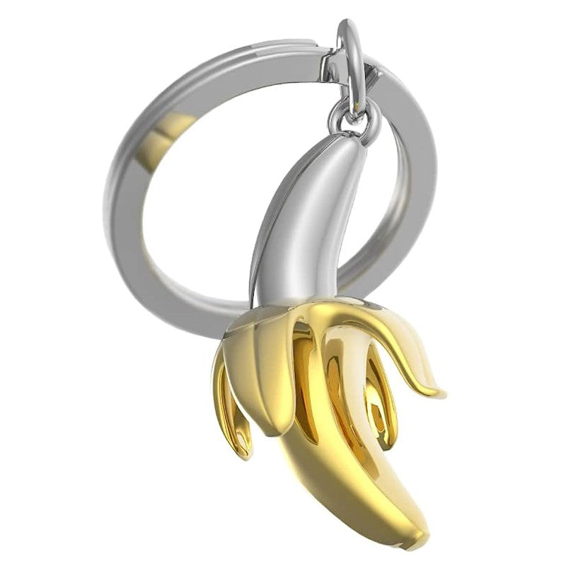 Porte clé metalmorphose fun banane 3D en métal massif