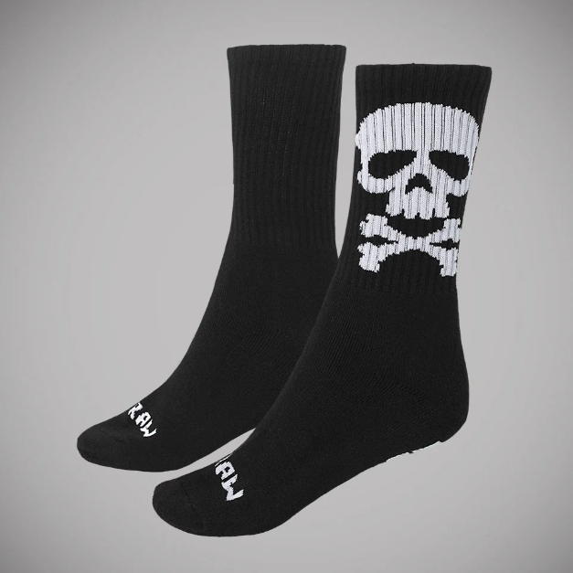 Chaussette Hyraw tête de mort fuck off