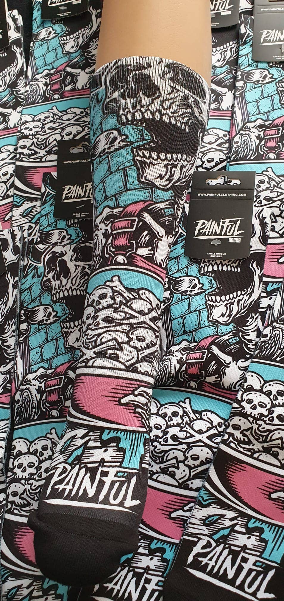 Chaussettes Painful Flakes skull