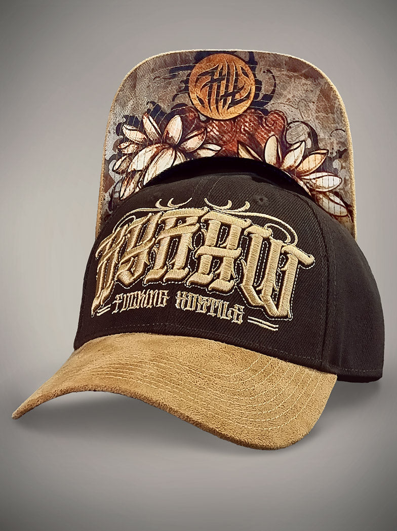 Casquette SWAMP marron a fleur