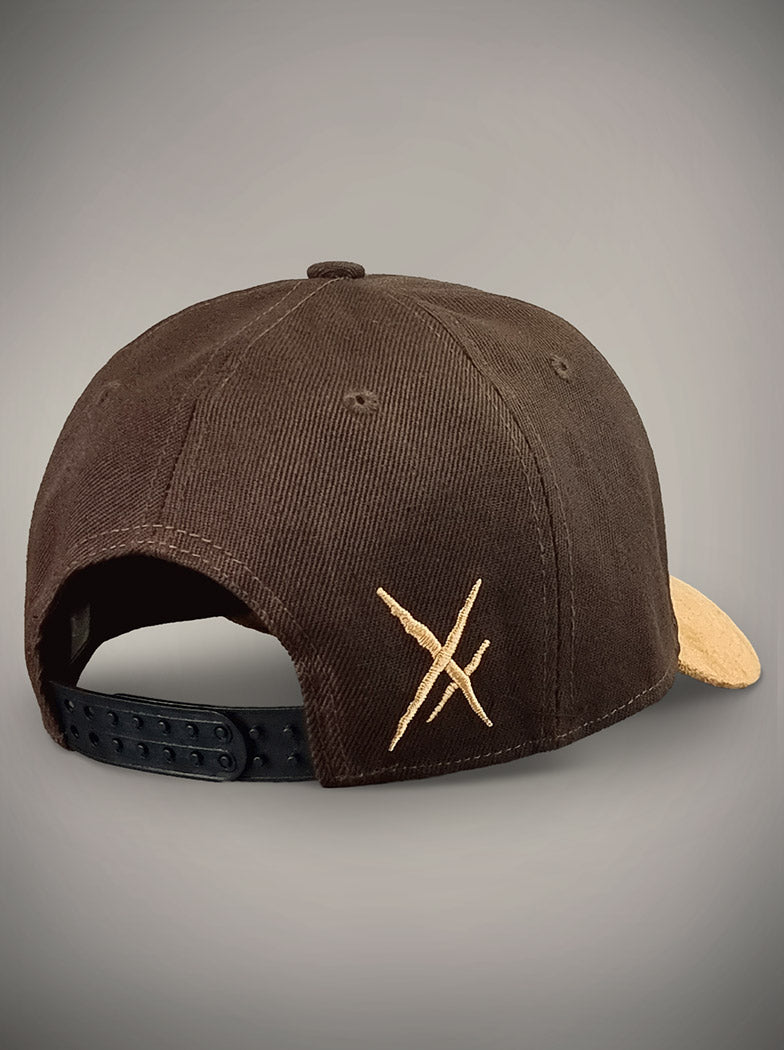 Casquette SWAMP marron a fleur