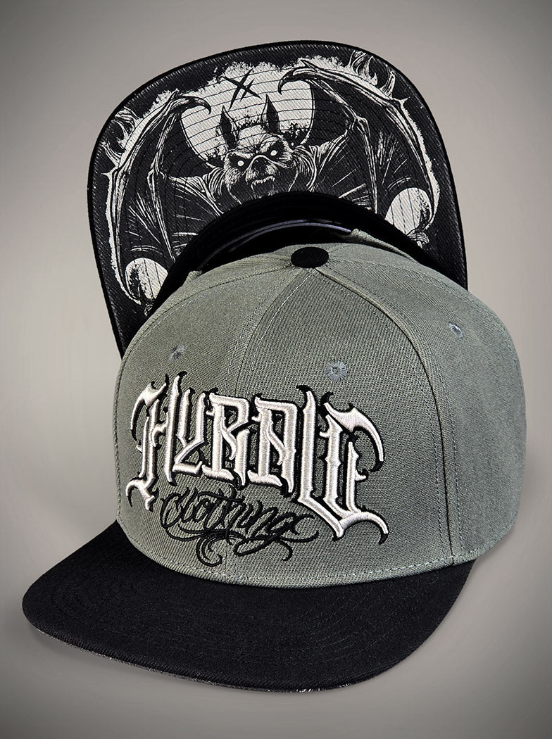 Casquette Snapback CHIROPTERA chauve souris grise