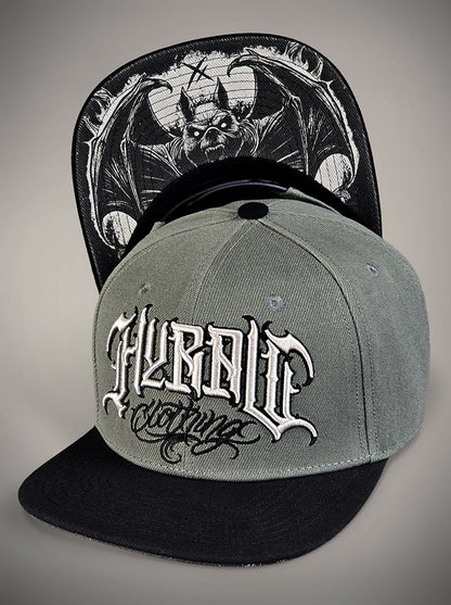 Casquette Snapback CHIROPTERA chauve souris grise