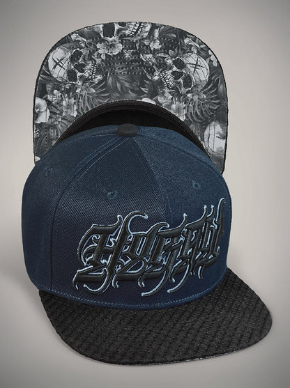 Casquette Snapback blue lagoon skull