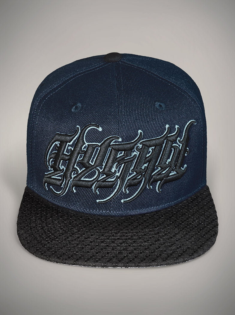 Casquette Snapback blue lagoon skull
