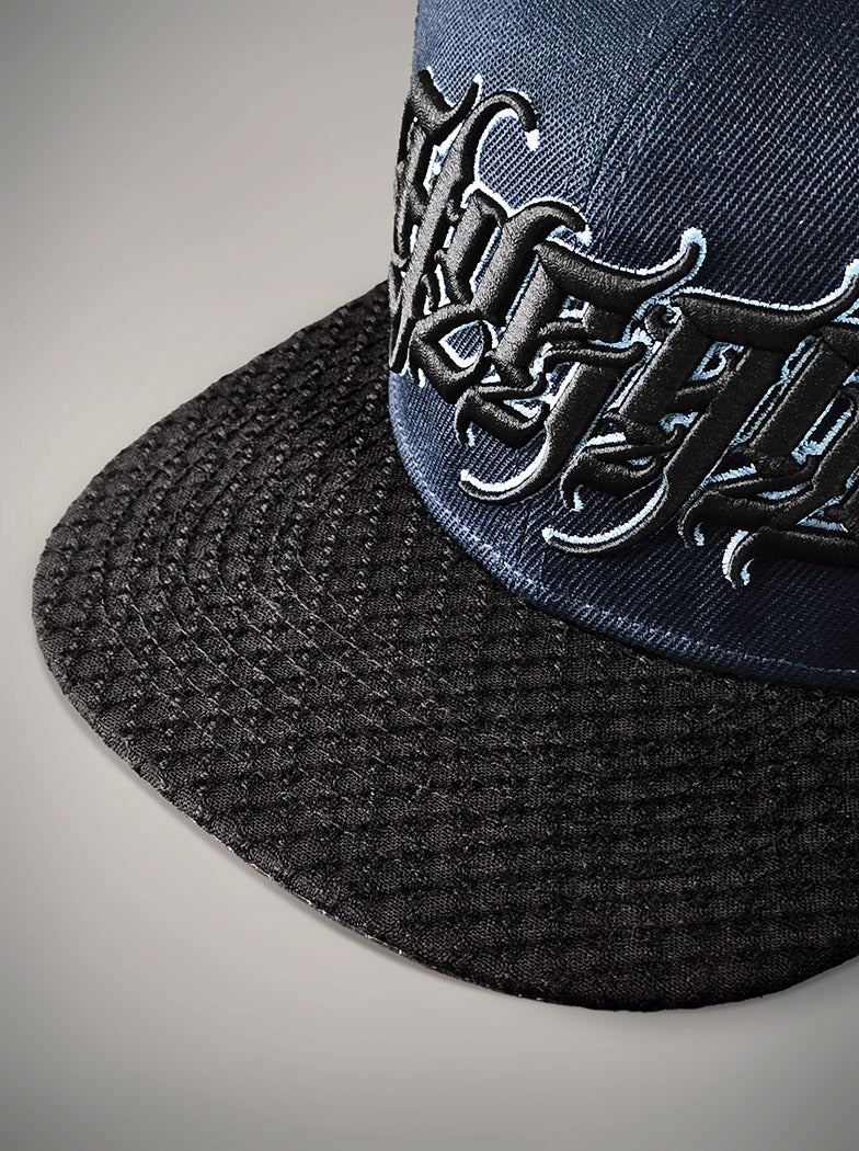 Casquette Snapback blue lagoon skull