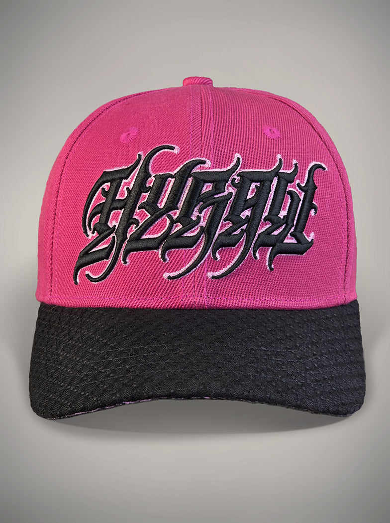 Casquette pink lagoon tête de mort rose
