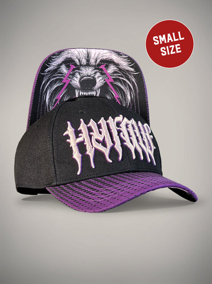 Casquette petite taille Raccoon violette et noir