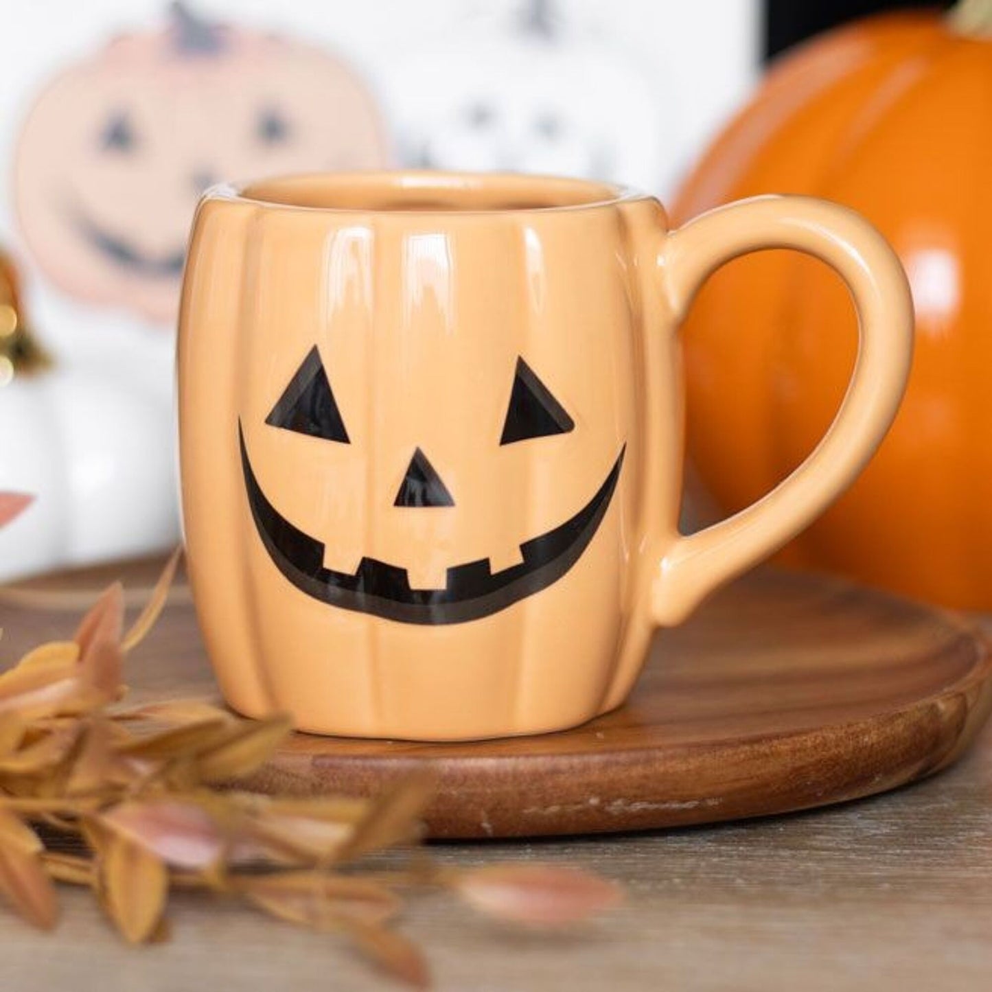 Tasse en forme de citrouille