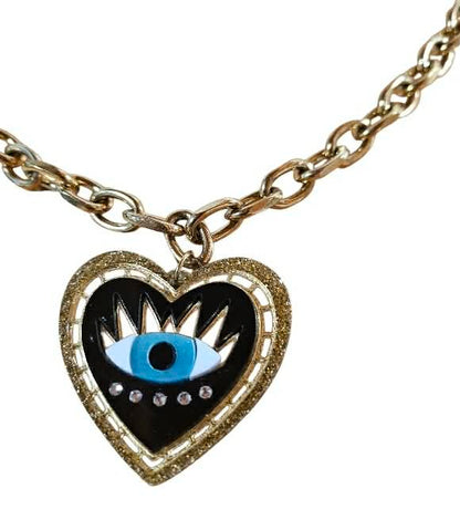 Collier enigma oeil de protection