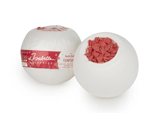 Boule effervescente avec petit coeur temptation - Isabelle Laurier