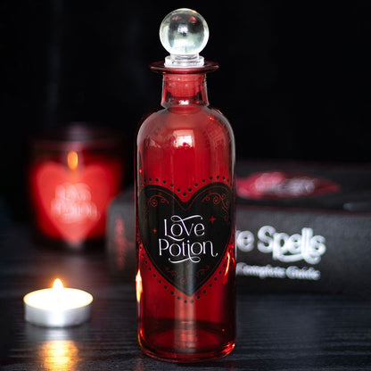 Bouteille décorative en verre " love potion "