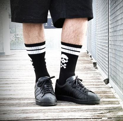 Chaussette Hyraw skull tête de mort