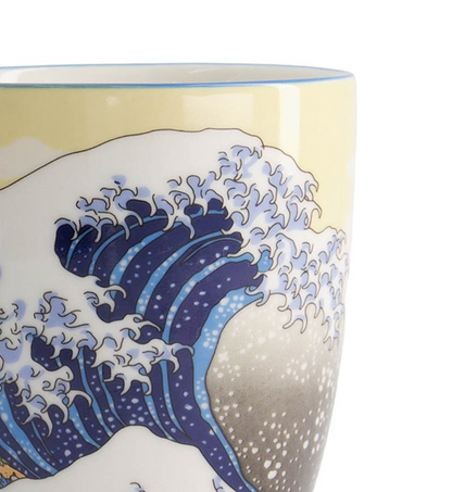 Mug Kawaii Hokusai " grande vague de Kanagawa "