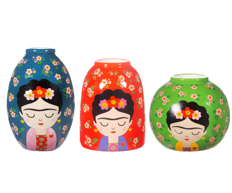 lot de 3 petit pots Frida Kalho