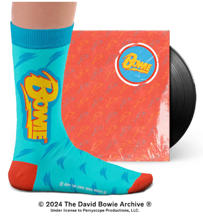 Lot de 2 paires de chaussettes David Bowie éclair rock