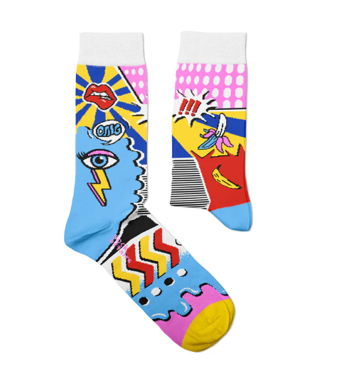 Chaussette Pop Art