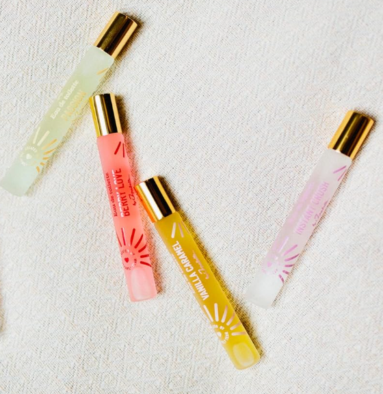 ISABELLE LAURIER - Eau de toilette pour femme - Parfum de poche Roll on VANILLE CARAMEL - Format voyage 10ml - Made in France