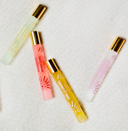 ISABELLE LAURIER - Eau de toilette pour femme - Parfum de poche Roll on VANILLE CARAMEL - Format voyage 10ml - Made in France