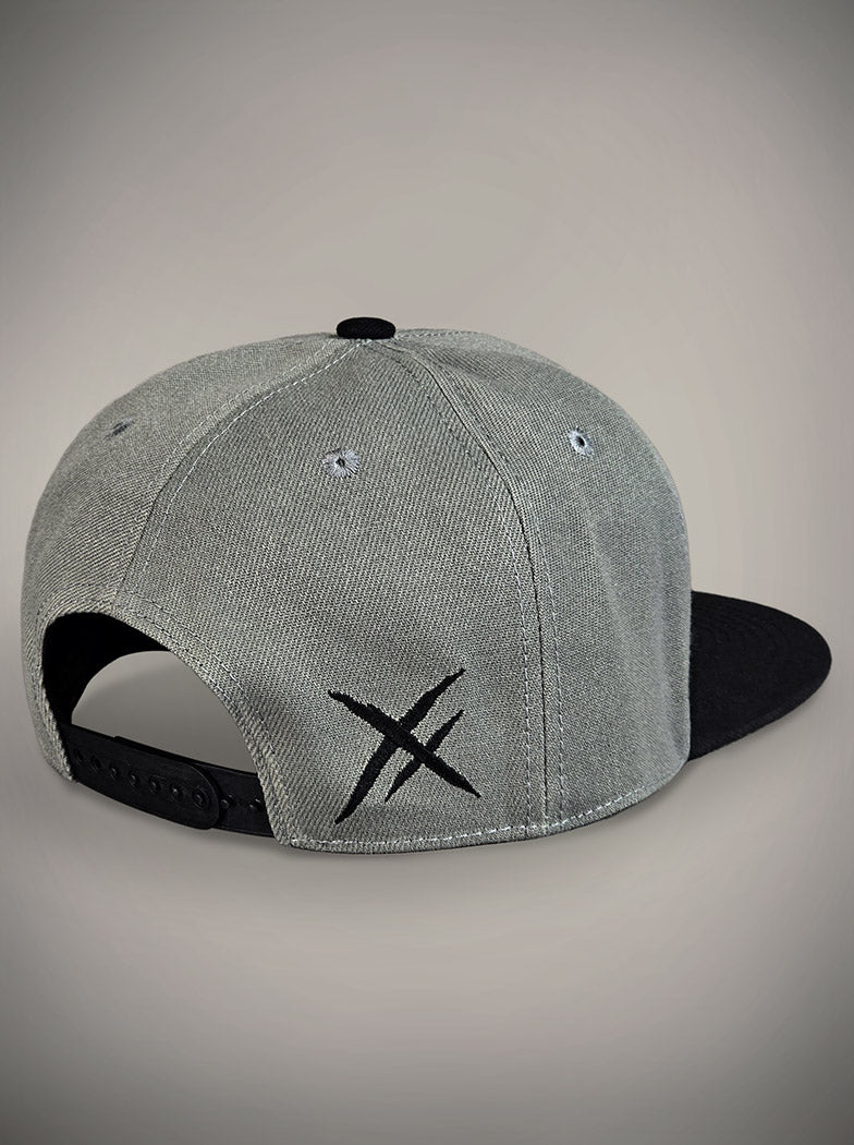 Casquette Snapback CHIROPTERA chauve souris grise