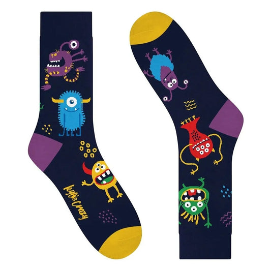 Chaussette type montres et compagnie humour mignon rigolo