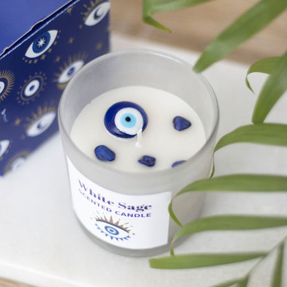 Bougie de protection " All Seeing Eye " contre les ondes négatives purifie et apaise