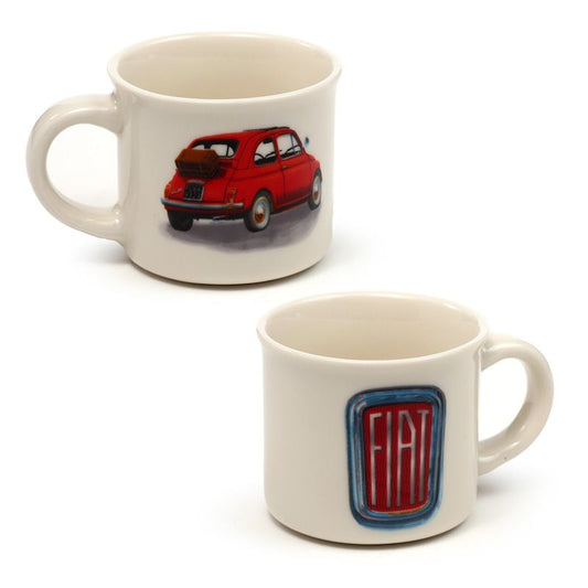 Ensemble de 2 Tasses à Expresso - Fiat 500