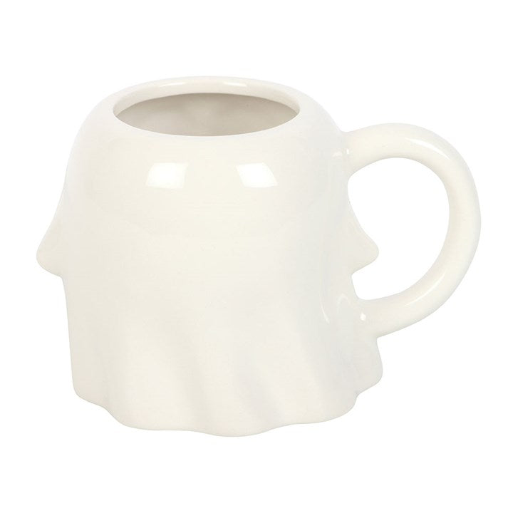 Tasse / mug fantome des année 60 groovy avec lunette de soleil fleur