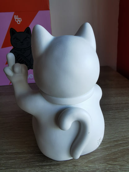 ( Défaut ) Petite figurine de chat chanceux blanc maki neko fuck
