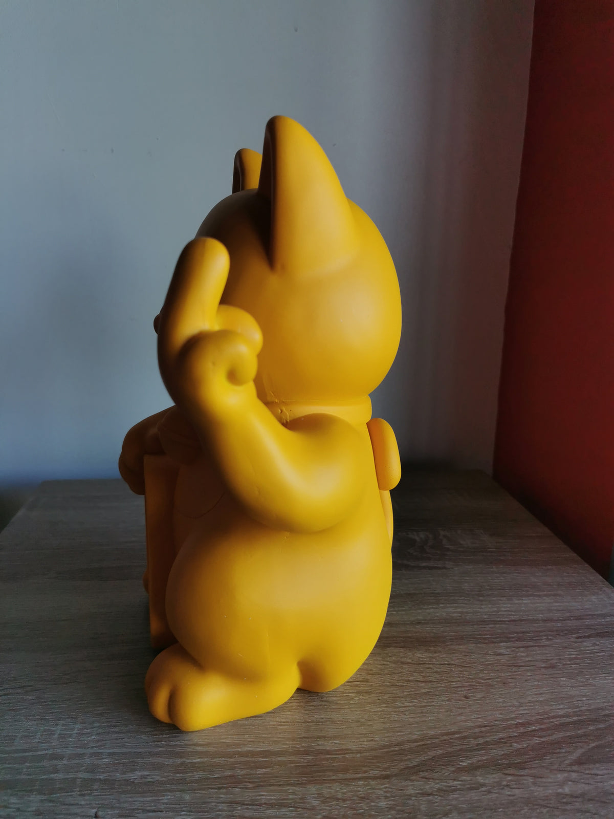 ( Défaut ) grande figurine de chat chanceux blanc maki neko fuck
