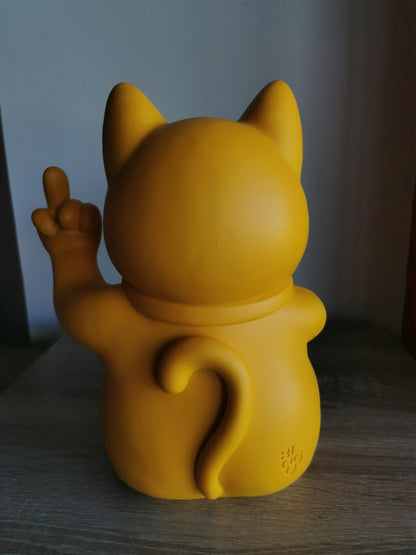 ( Défaut ) grande figurine de chat chanceux blanc maki neko fuck