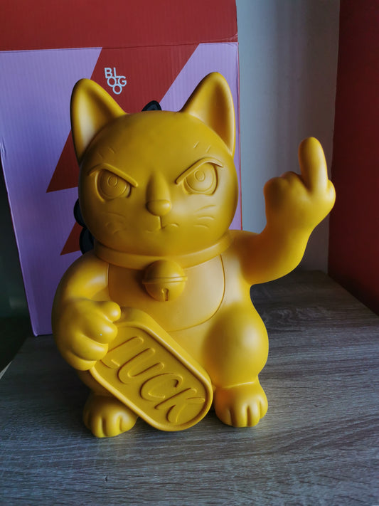 ( Défaut ) grande figurine de chat chanceux blanc maki neko fuck