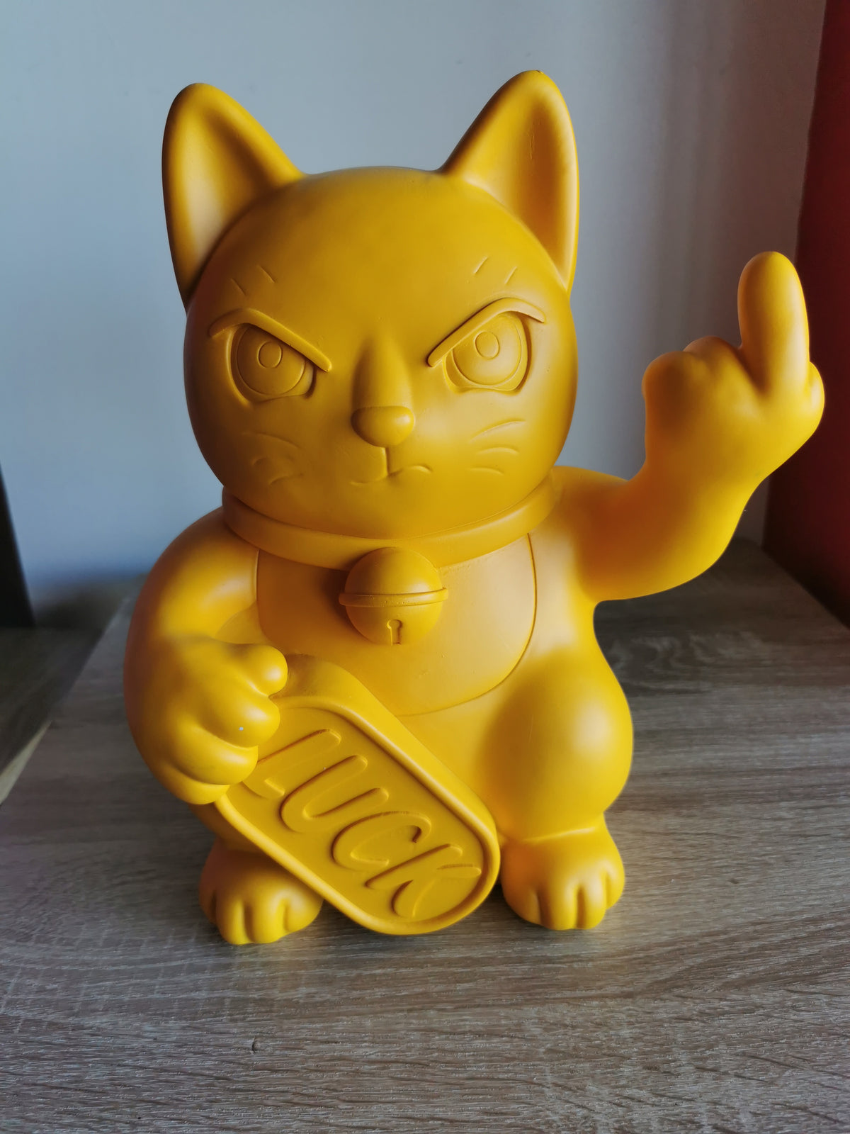 ( Défaut ) grande figurine de chat chanceux blanc maki neko fuck