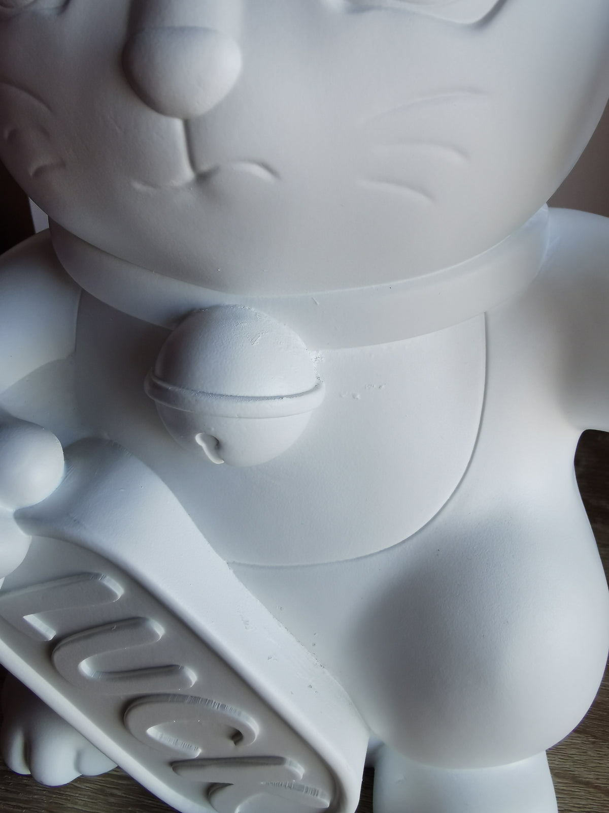 ( Défaut ) grande figurine de chat chanceux blanc maki neko fuck