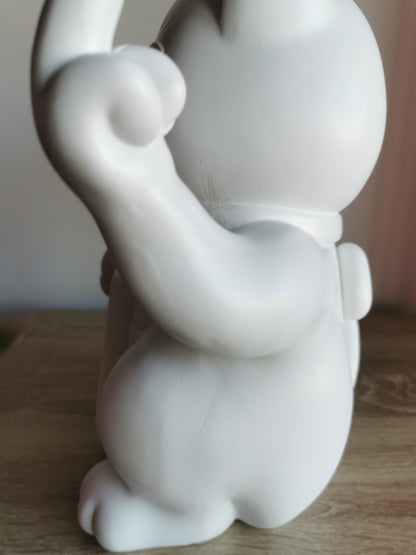 ( Défaut ) grande figurine de chat chanceux blanc maki neko fuck
