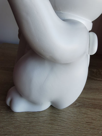 ( Défaut ) grande figurine de chat chanceux blanc maki neko fuck