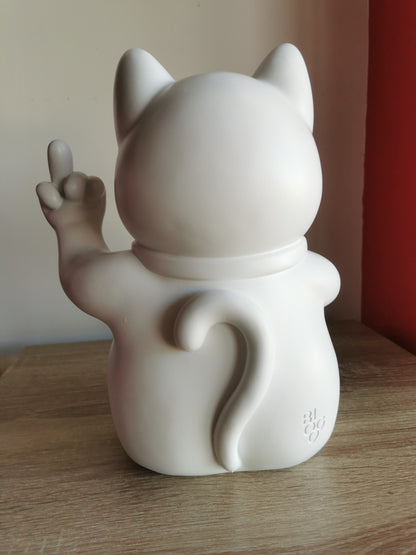 ( Défaut ) grande figurine de chat chanceux blanc maki neko fuck