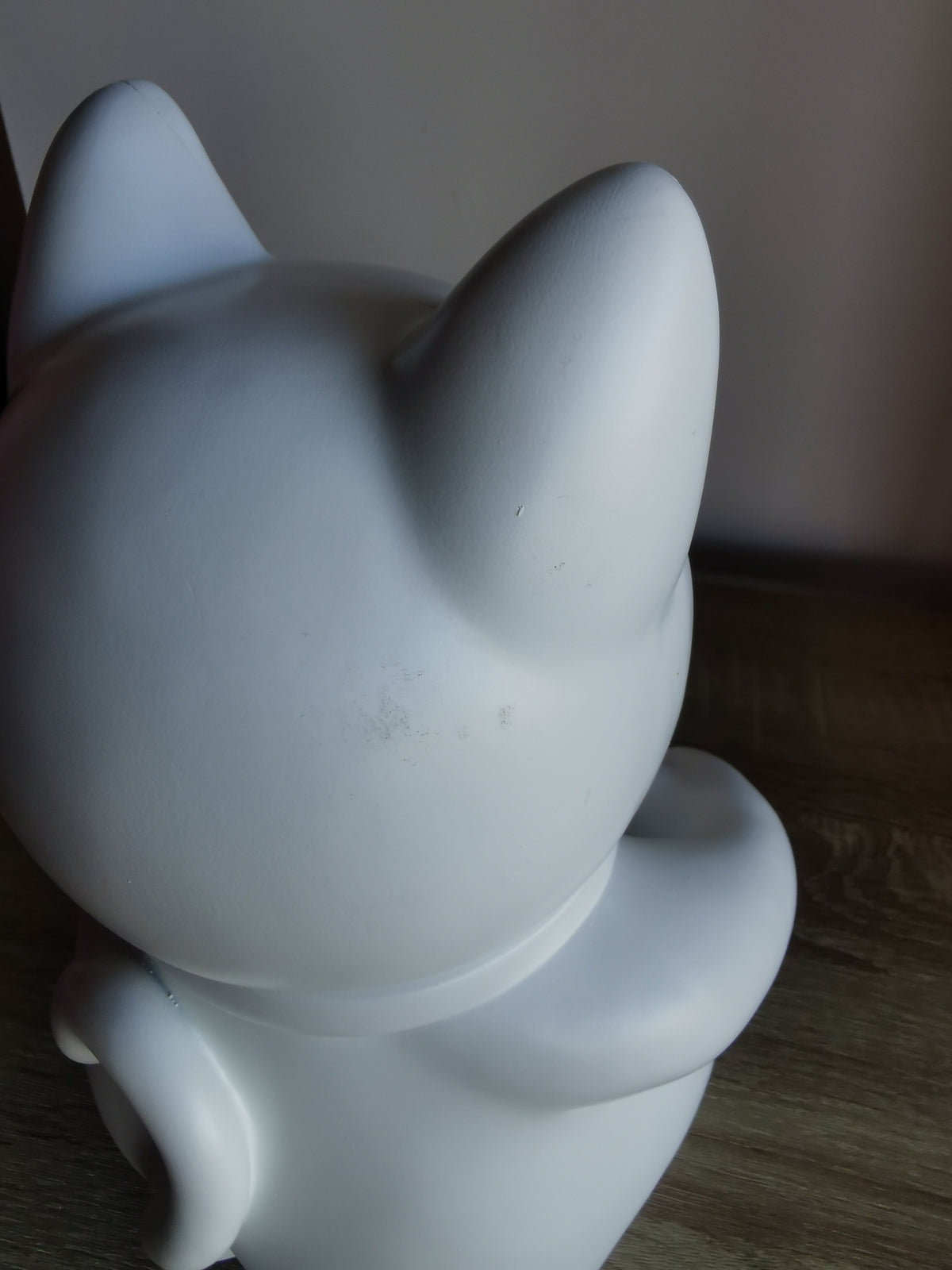 ( Défaut ) grande figurine de chat chanceux blanc maki neko fuck