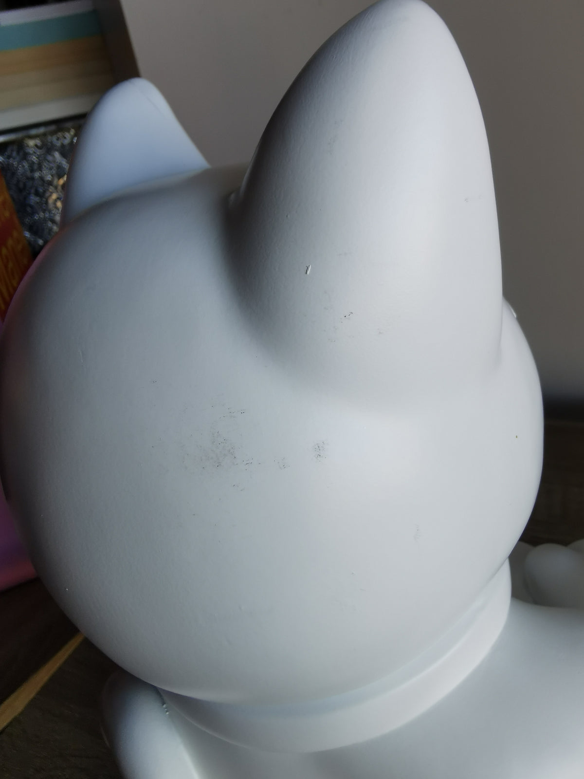 ( Défaut ) grande figurine de chat chanceux blanc maki neko fuck