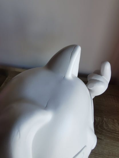 ( Défaut ) grande figurine de chat chanceux blanc maki neko fuck