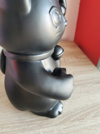 ( Défaut ) grande figurine de chat chanceux noir maki neko fuck